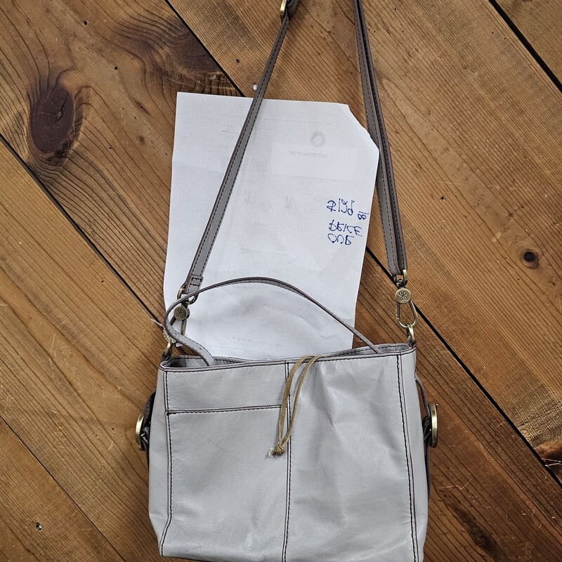 HOBO PURSE, GRAY, Size: SMALL