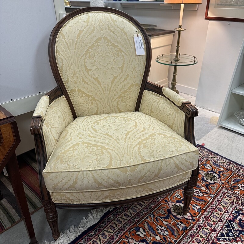 Ethan Allen Victorian Style Chair, Upholstered