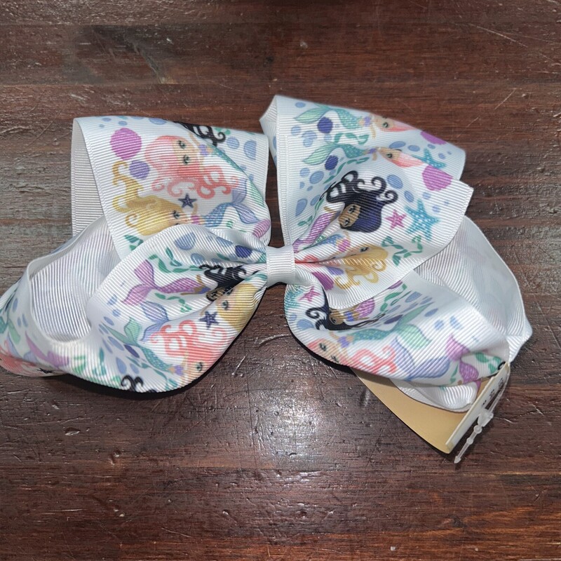 Mermaid Printed Bow