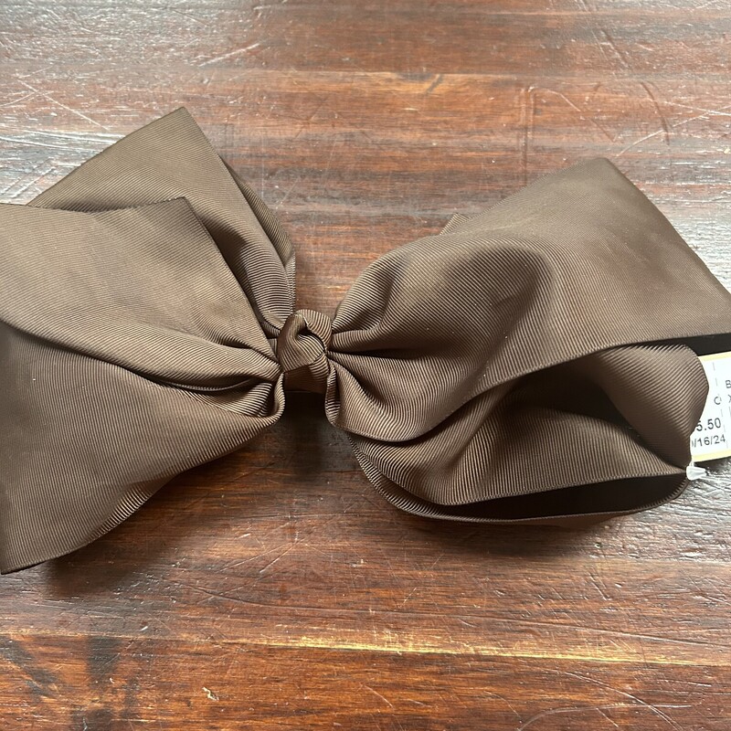 XL Brown Bow, Brown, Size: Bows