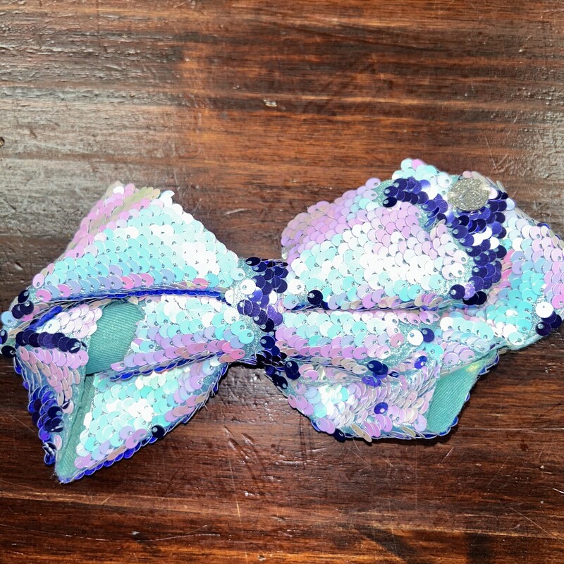 Purple Sequin Bow