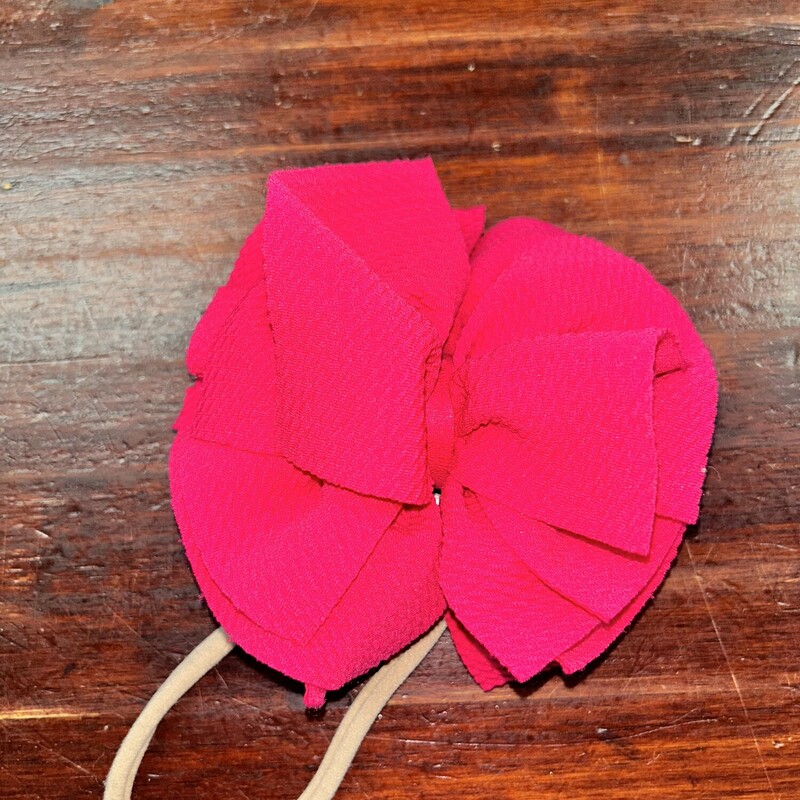 Hot Pink Ruffled Headband