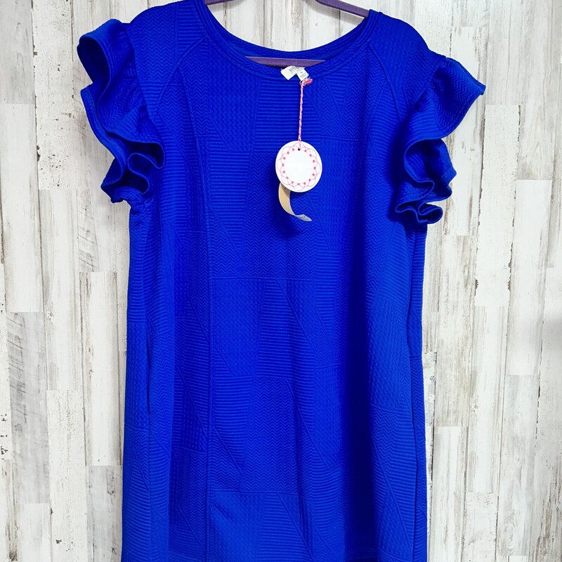 NEW M Royal Texture Dress, Blue, Size: Ladies M