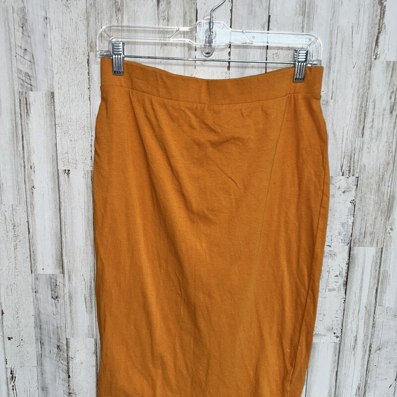 XL Mustard Pull On Skirt