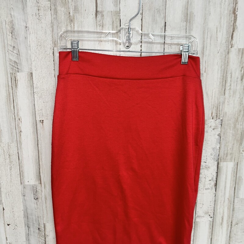 M Red Knit Skirt