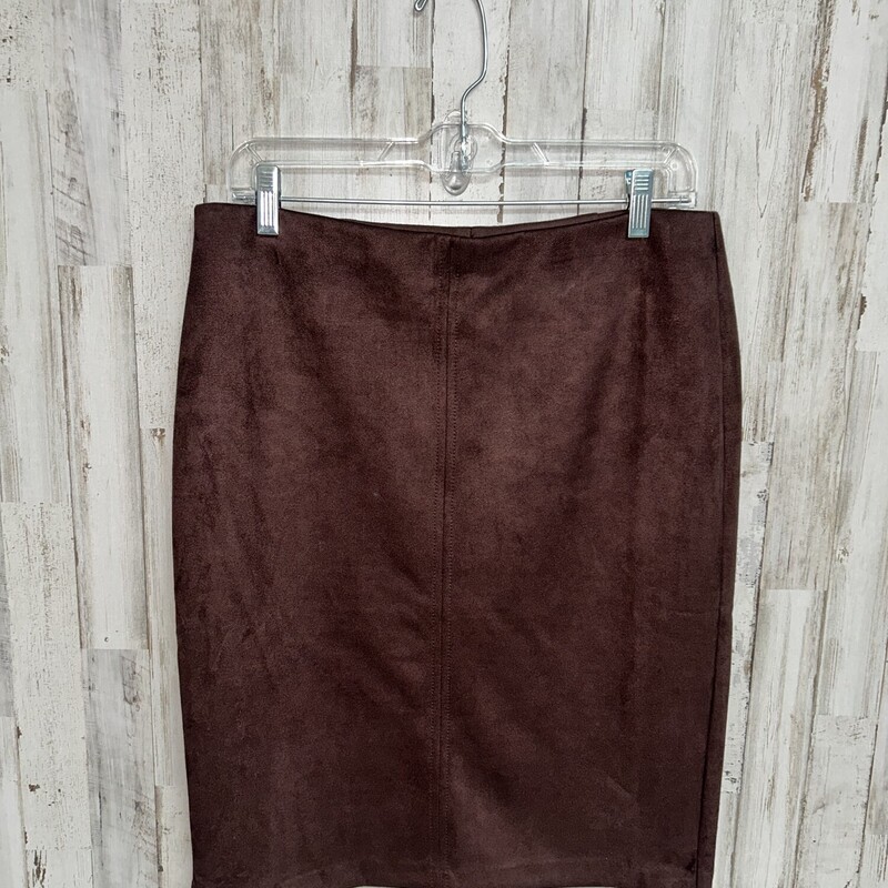 M Brown Suede Skirt