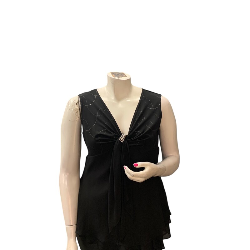 Dressbarn S16, Blk, Size: XL