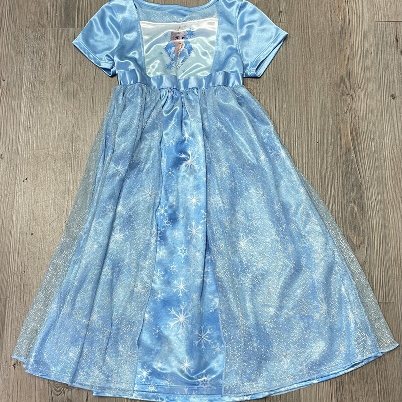 Frozen Elsa Dress, Blue, Size: 4Y