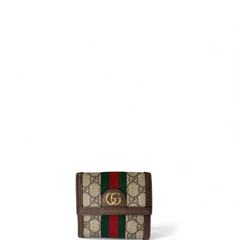 Gucci Ophidia French Flap, Supreme, Size: OS

Style Code: 523173 2149

Light wear on the corners and hardware.