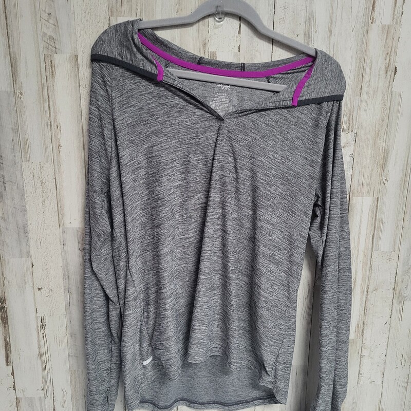 XL Grey Heathered Hooded, Grey, Size: Ladies XL