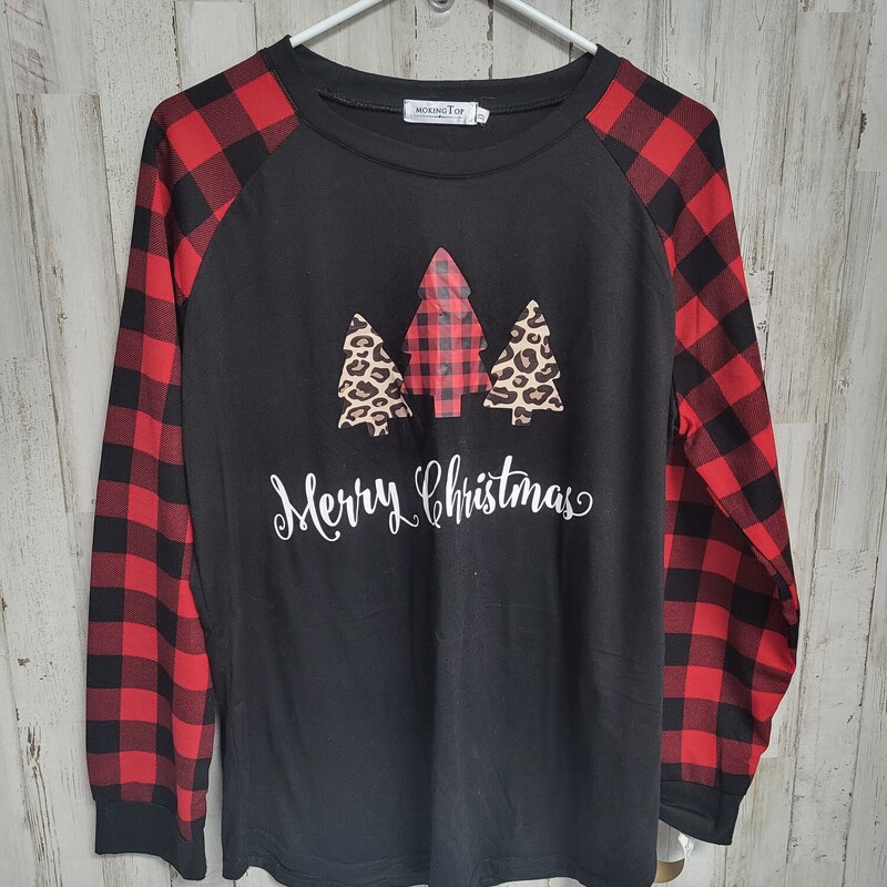 3X Merry Christmas Plaid