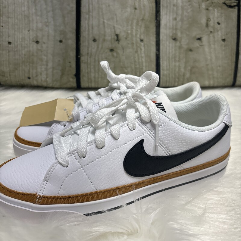 Nike Court Legacy, Wh/tan/b, Size: 8 1/2