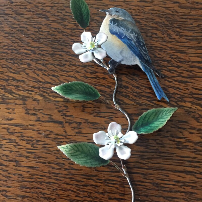 Bovano Bluebird On Branch