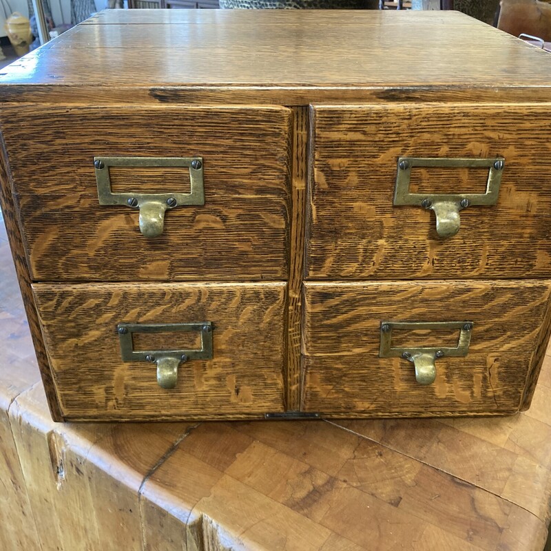 Oak Card Catalog