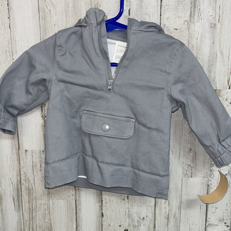 3/6M Grey Pocket Jacket