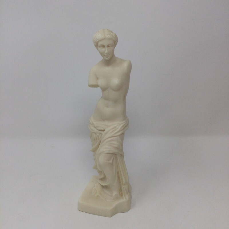 Romanesque Miniature Statue,
Cream,
Size: 8.5 X 2.5 In