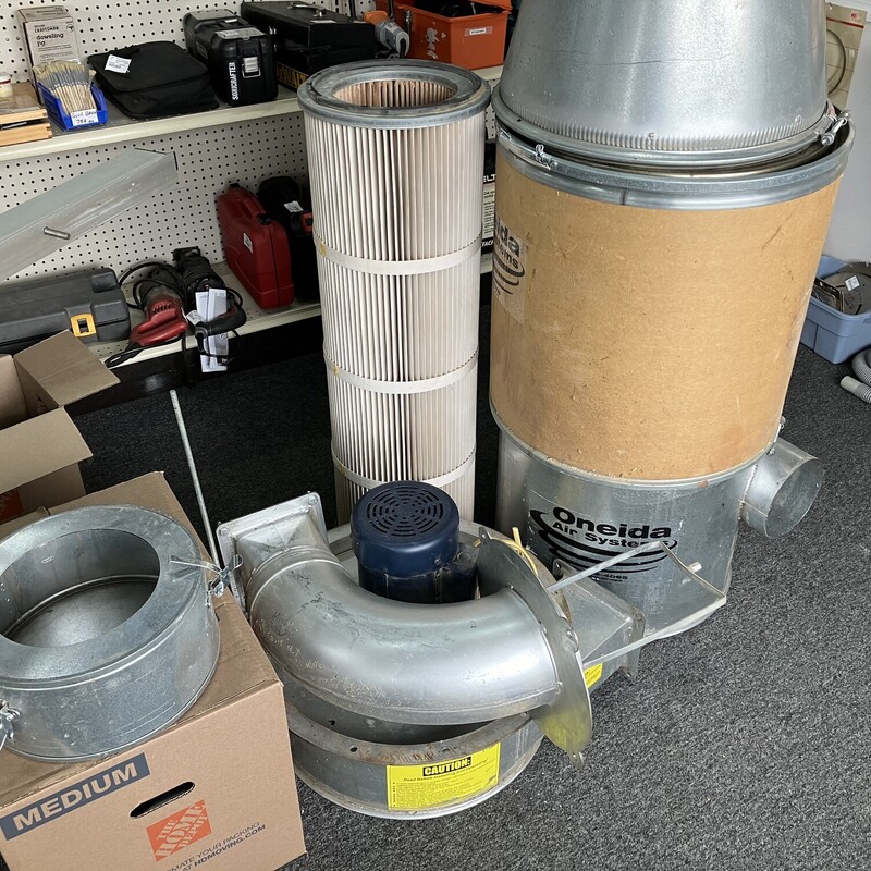 Dust Collection System, Oneida Air Systems, 2HP<br />
220V