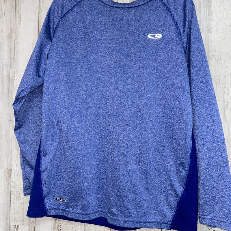 8/10 Blue Heathered Top, Blue, Size: Boy 5-8