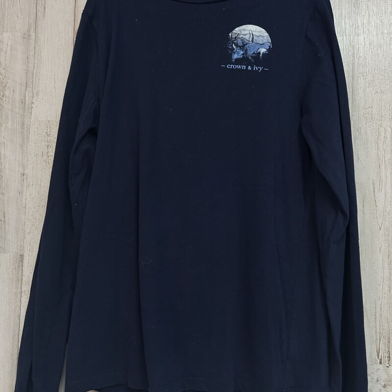 7/8 Blue Deer Longsleeve