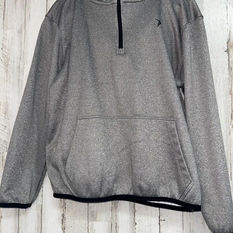 8 Grey Zip Pullover