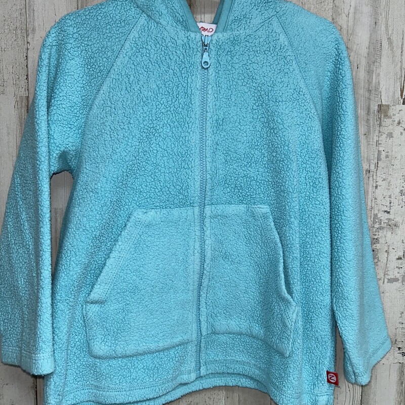 4T Blue Sherpa Zip Jacket