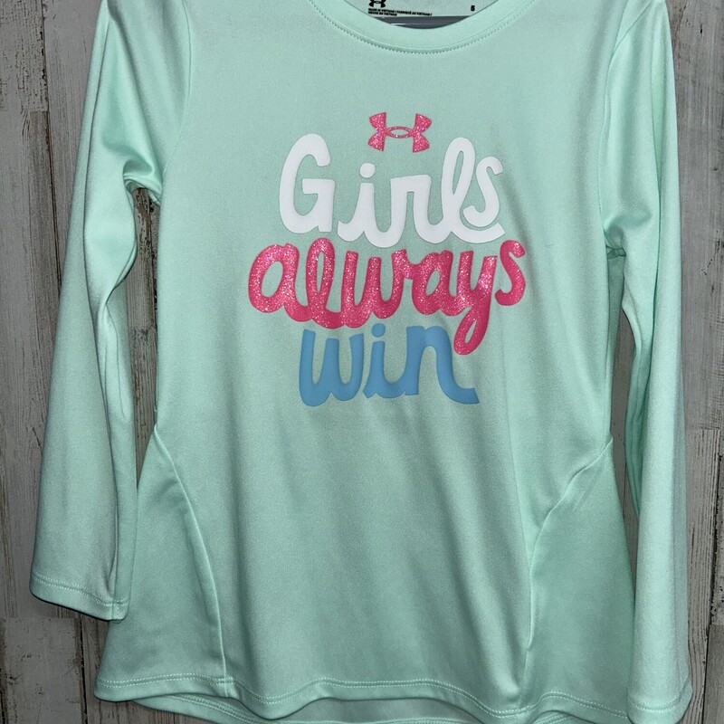 5 Girls Always Win Top, Green, Size: Girl 5T