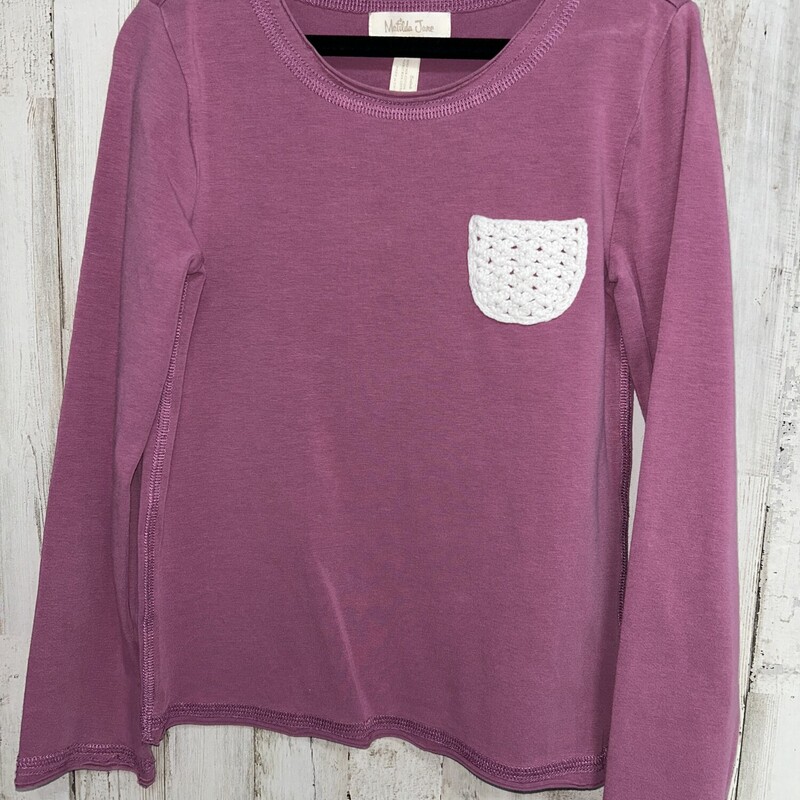 6 Mauve Pocket Top