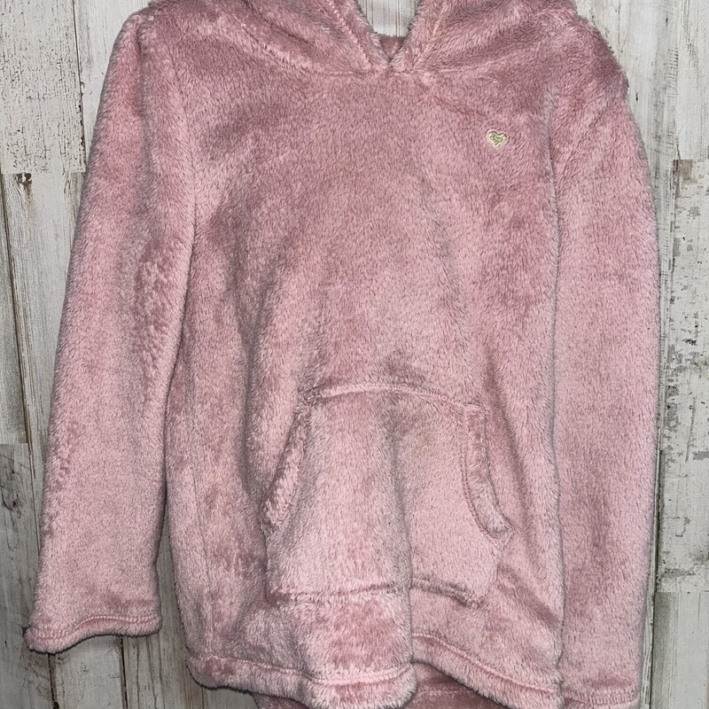 6/6X Pink Fuzzy Hoodie