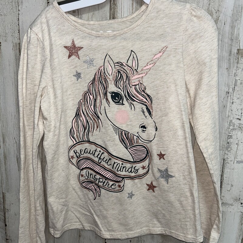 7 Beige Unicorn Inspire T, Beige, Size: Girl 7/8