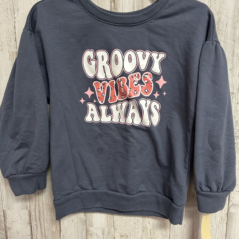 4T Groovy Vibes Sweatshir