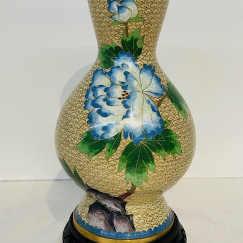 Asian Cloisonne W Stand