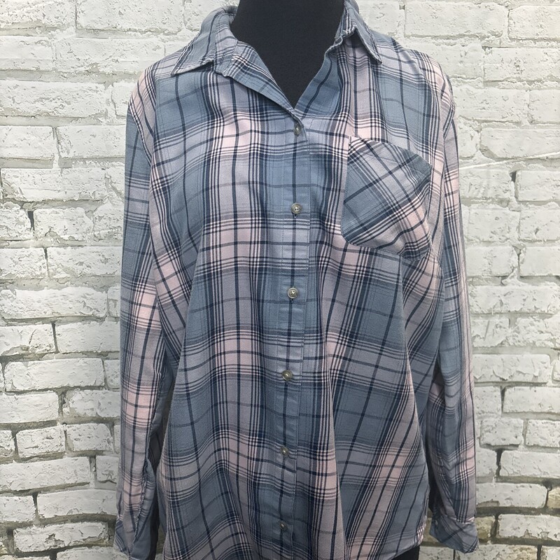 Eddie Bauer, Plaid, Size: Large