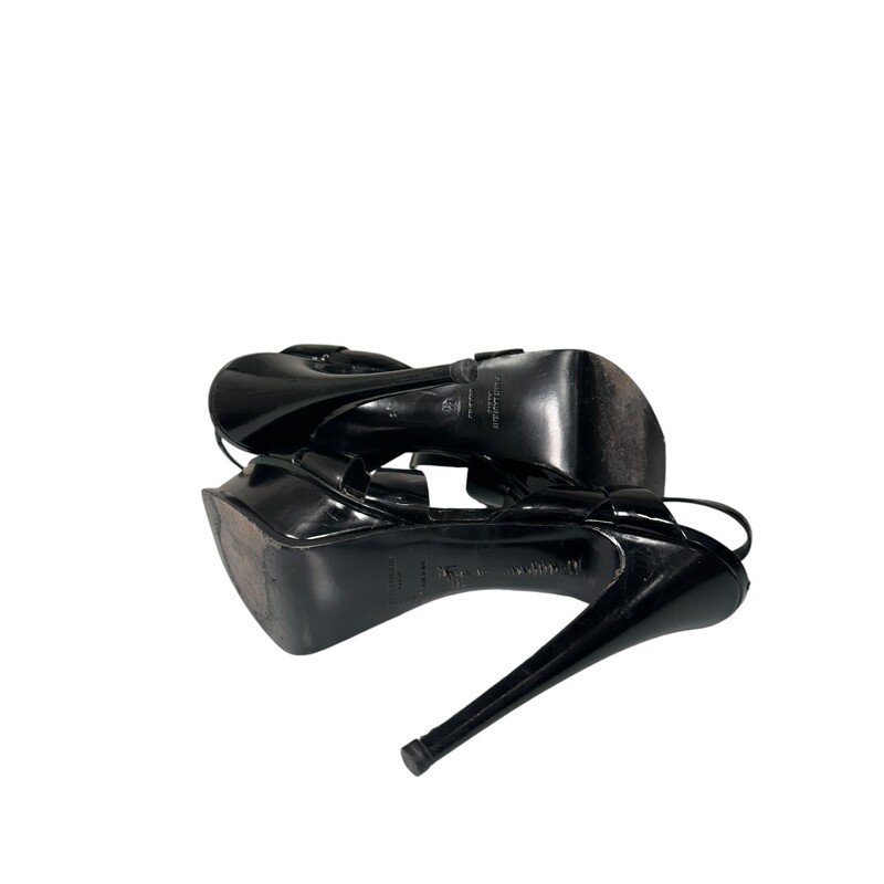 YSL Tribute Heels<br />
 Black<br />
 Size: 41<br />
Some wear on heel and straches