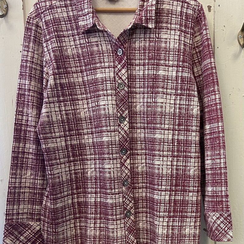 Mar/wht Check Shirt