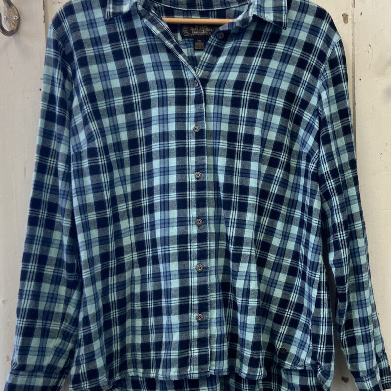 Teal/nvy Flannel Shirt