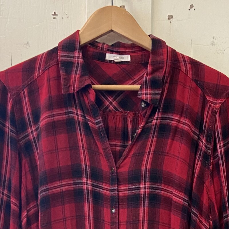 Red/blk Flannel Shirt