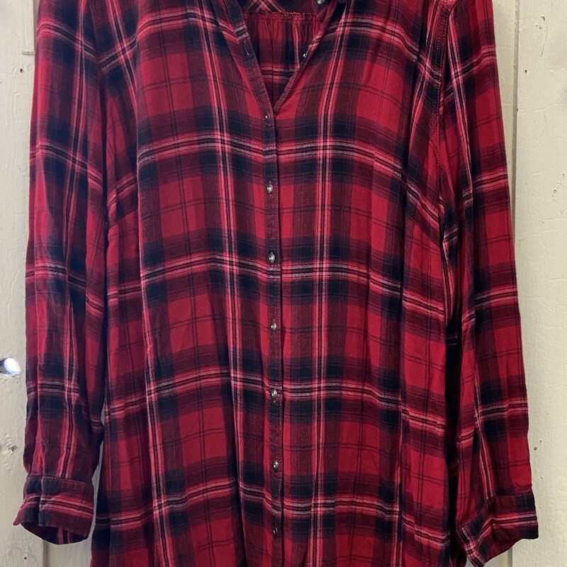 Red/blk Flannel Shirt