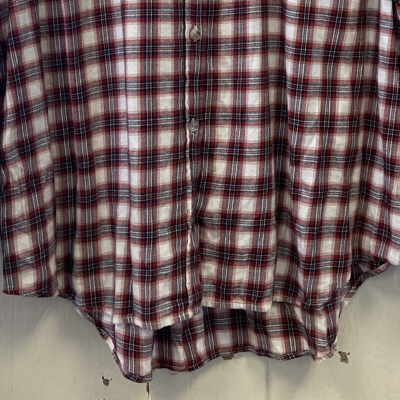 Wt/red/blu Plaid Shirt<br />
Wt/R/Blu<br />
Size: 2X