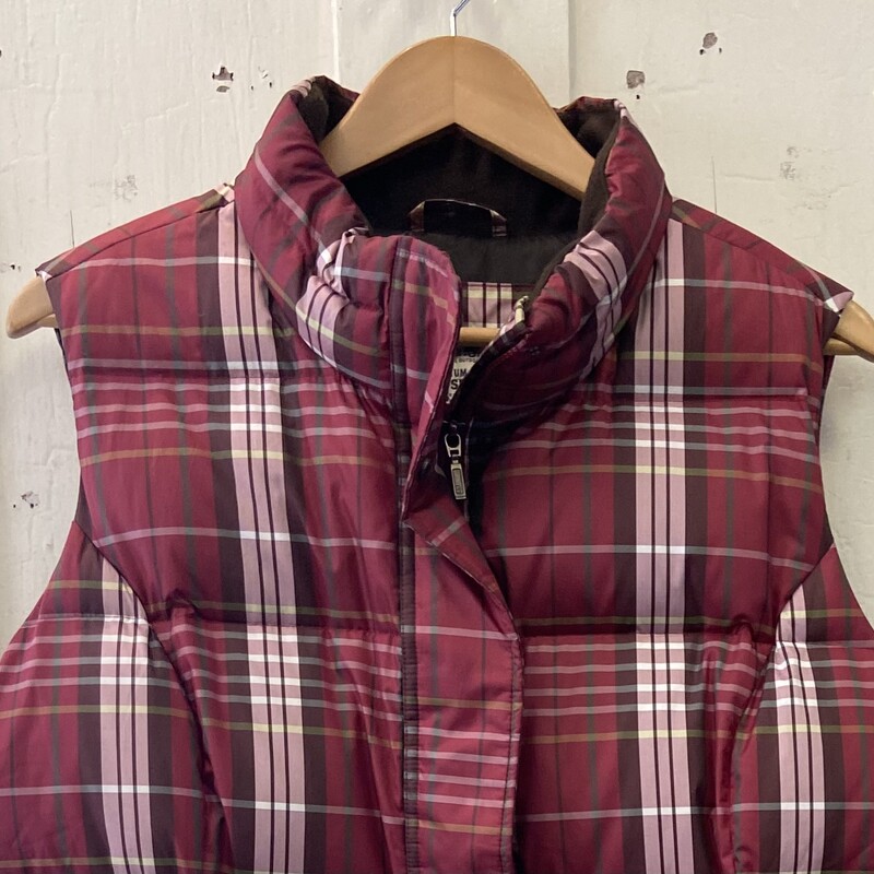 Brk/br Plaid Down Vest<br />
Brk/b<br />
Size: 2X