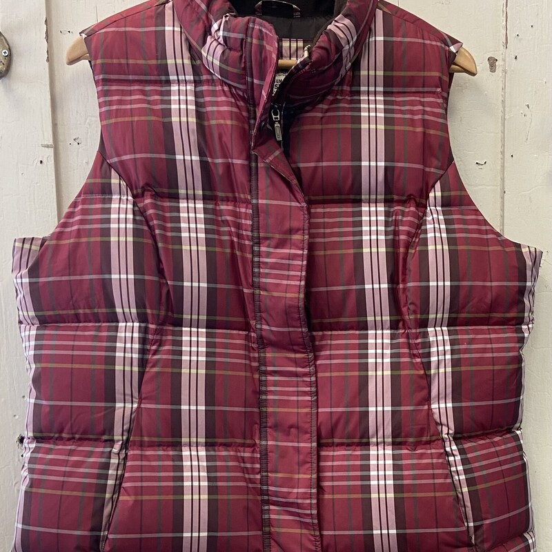 Brk/br Plaid Down Vest