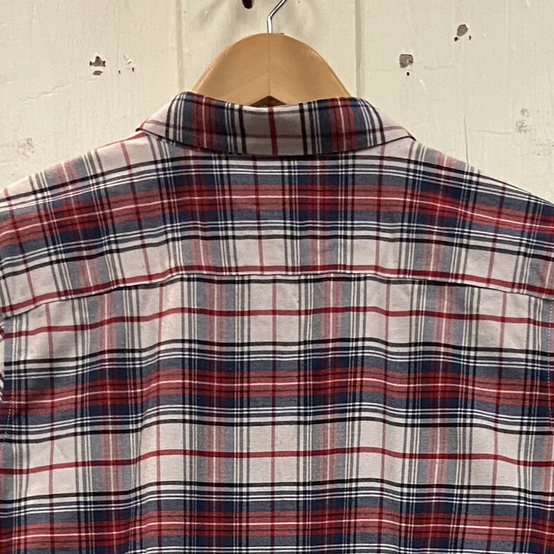 Red/nvy/cr Plaid Shirt<br />
Red/N/C<br />
Size: Medium