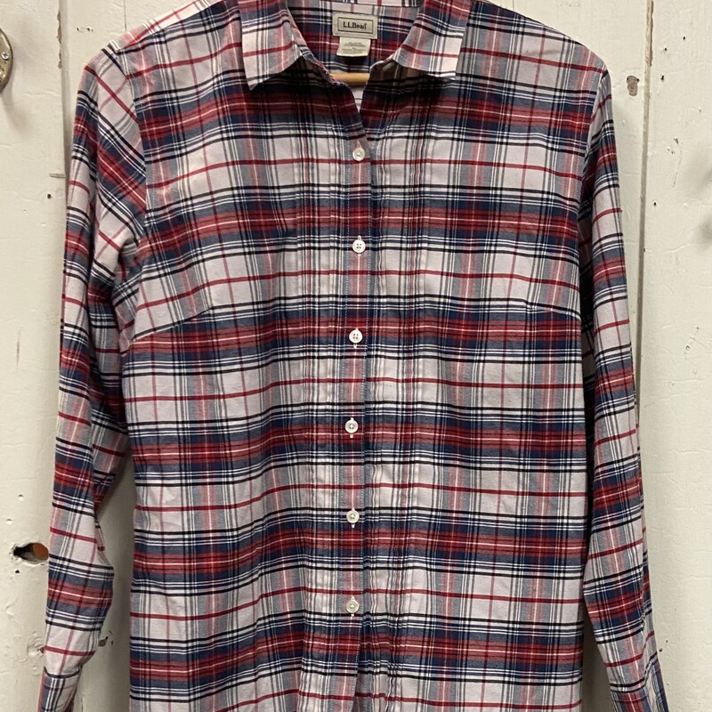 Red/nvy/cr Plaid Shirt