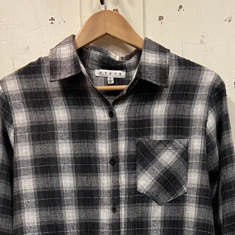 Blk/Gr/W Flannel Shrit