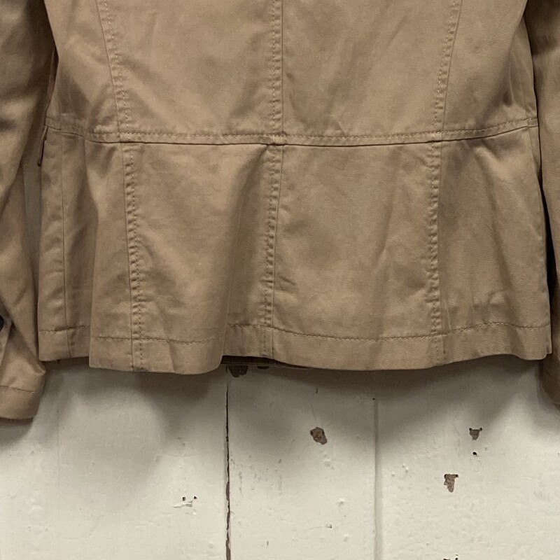 Tan Bttn Jacket<br />
Tan<br />
Size: 4