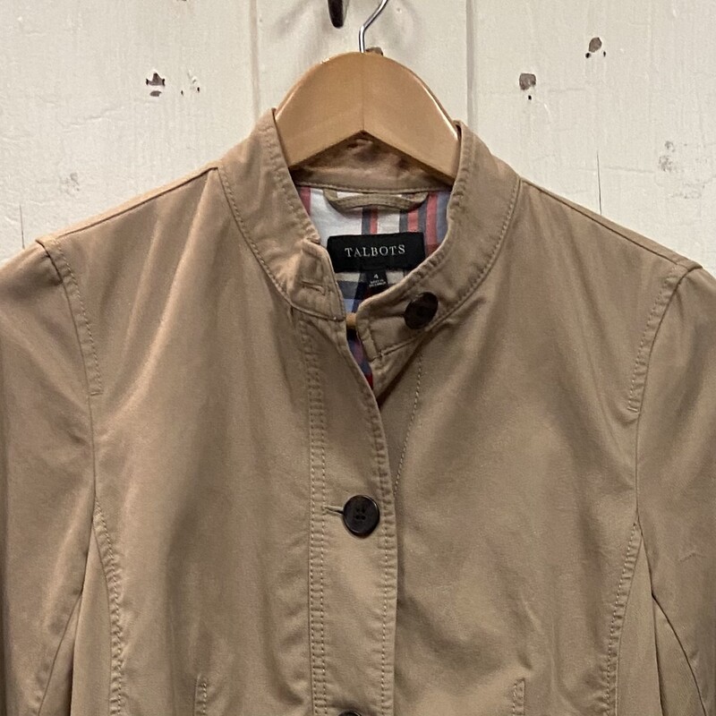 Tan Bttn Jacket<br />
Tan<br />
Size: 4