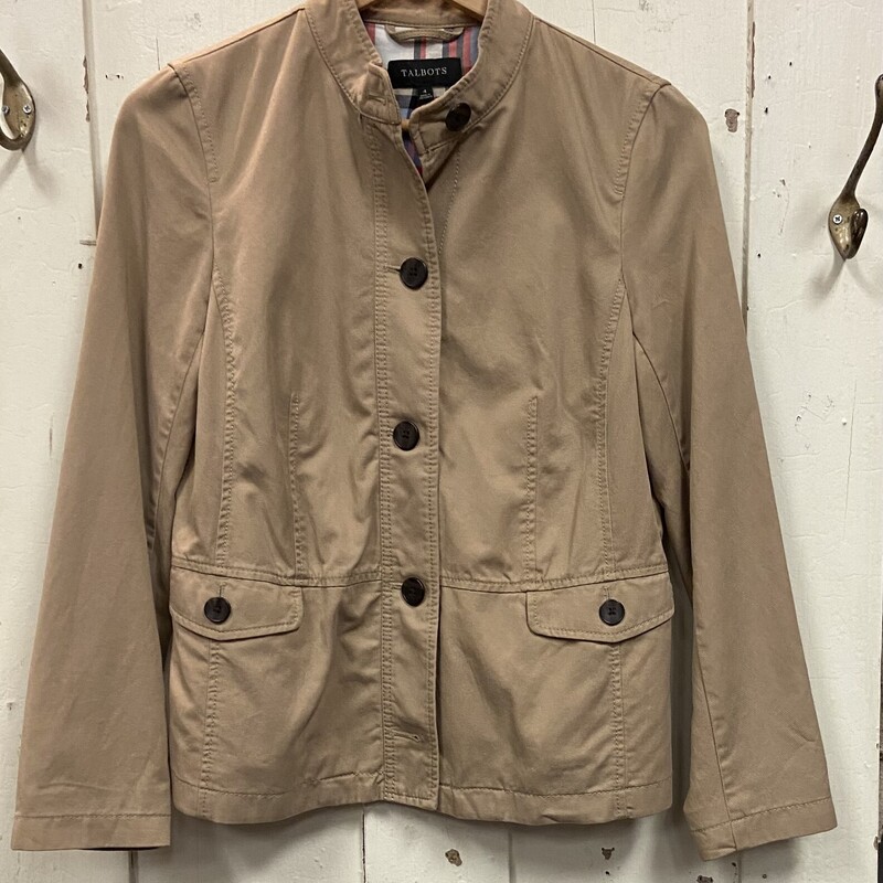 Tan Bttn Jacket