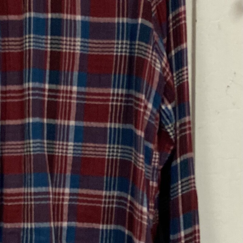 Burg/blu Plaid Shirt
Burg/blu
Size: XL