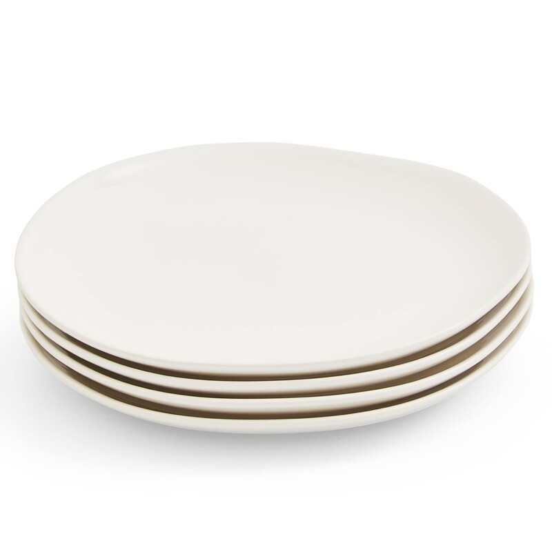 Set of 4 Sophie Conran Portmeirion Arbor Salad Plates
White Size: 8.5diameter