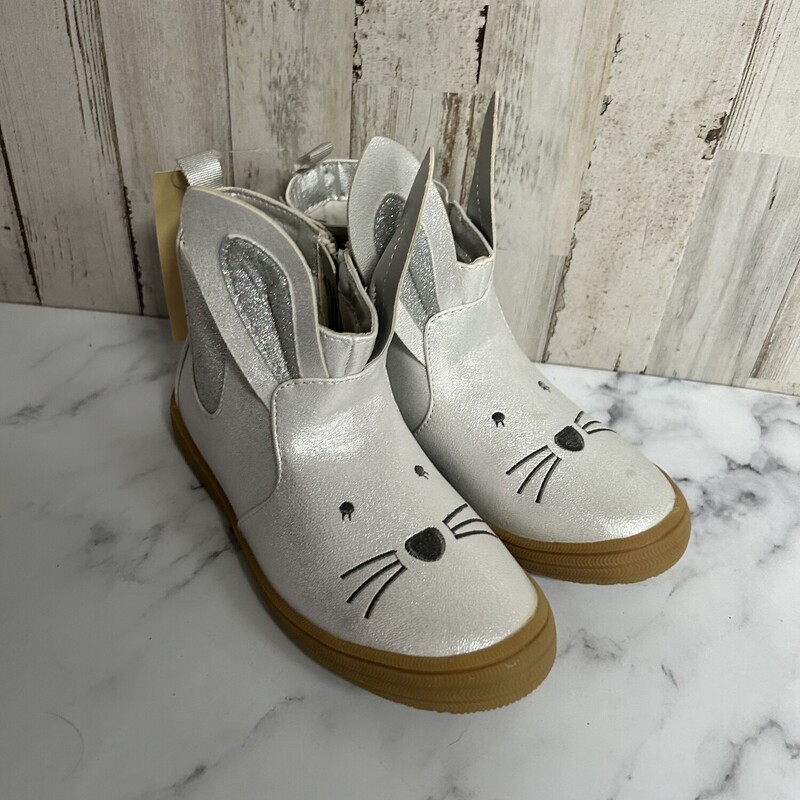 Y1 Grey Button Booties