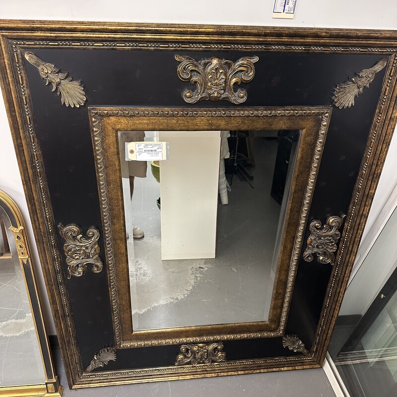 Uttermost - `Cadence` Mirror - Retails for 700+ !! Black Gold, Beveled.
Size: 60x 48